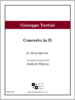 Tartini Trumpet Concerto in D Tartini Trumpet Concerto in D